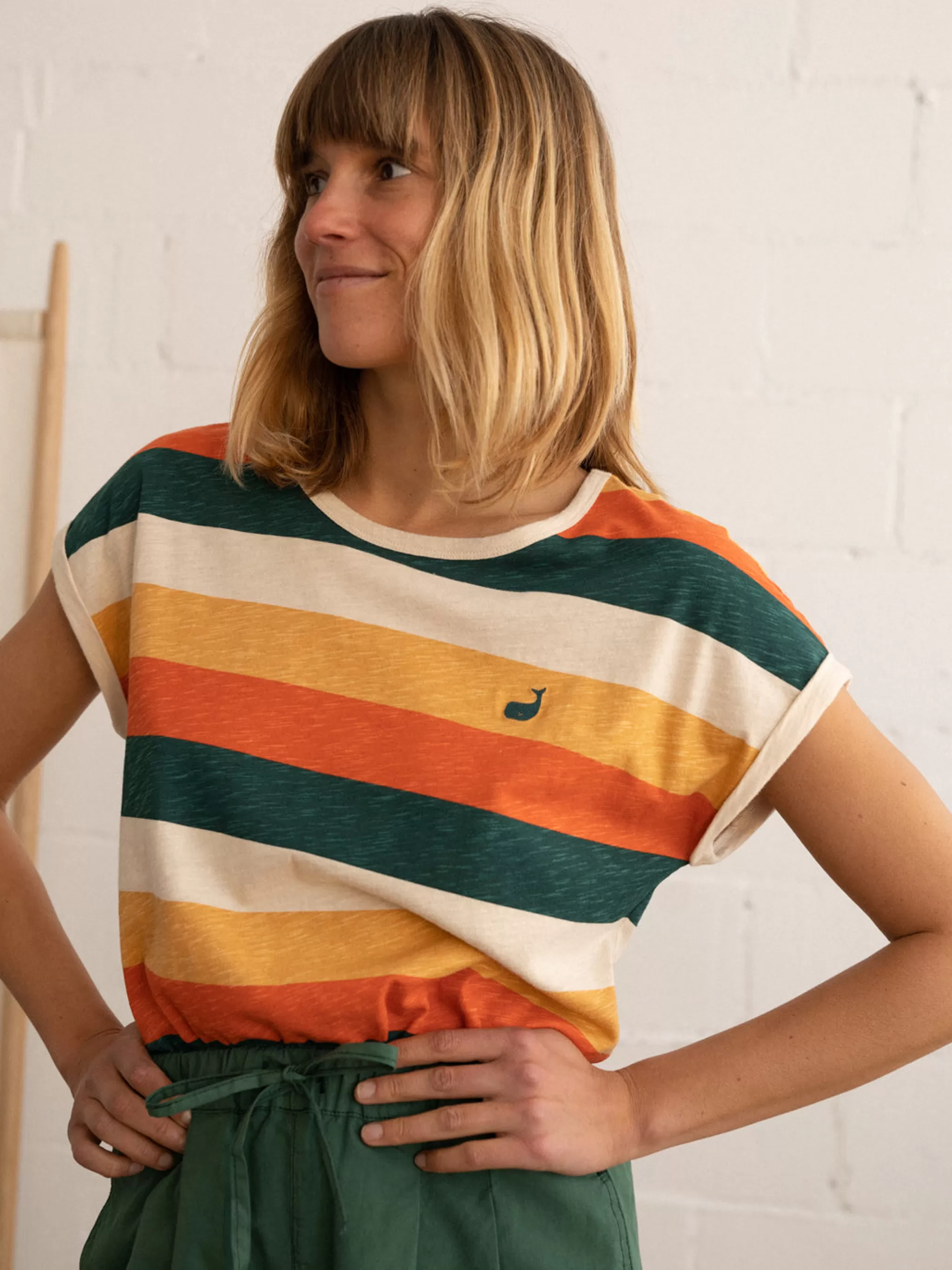 TWOTHIRDS Tops-Gortine Raye