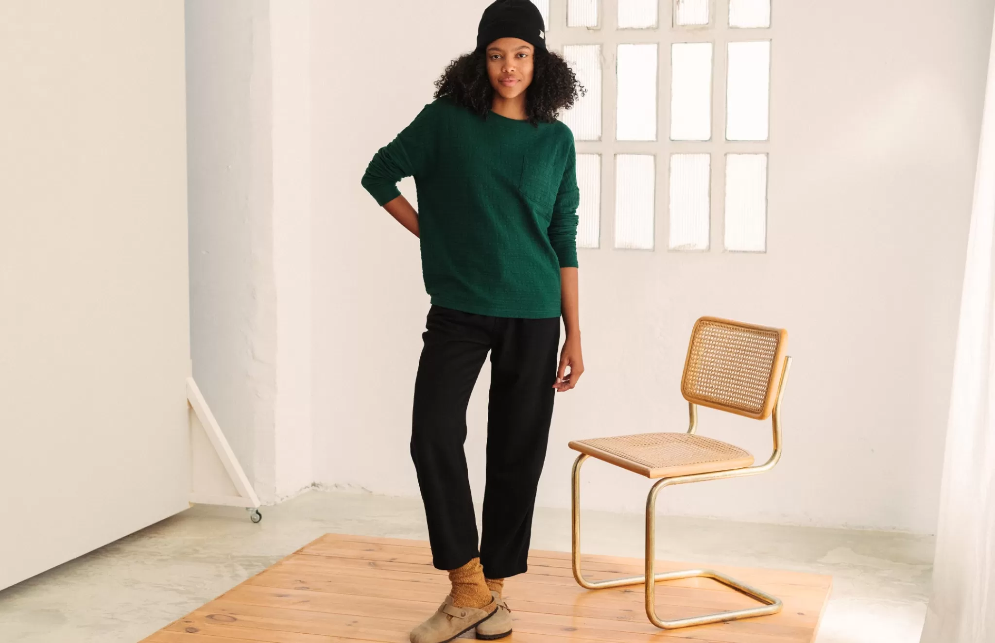 TWOTHIRDS Tops-Herve Vert Sacramento
