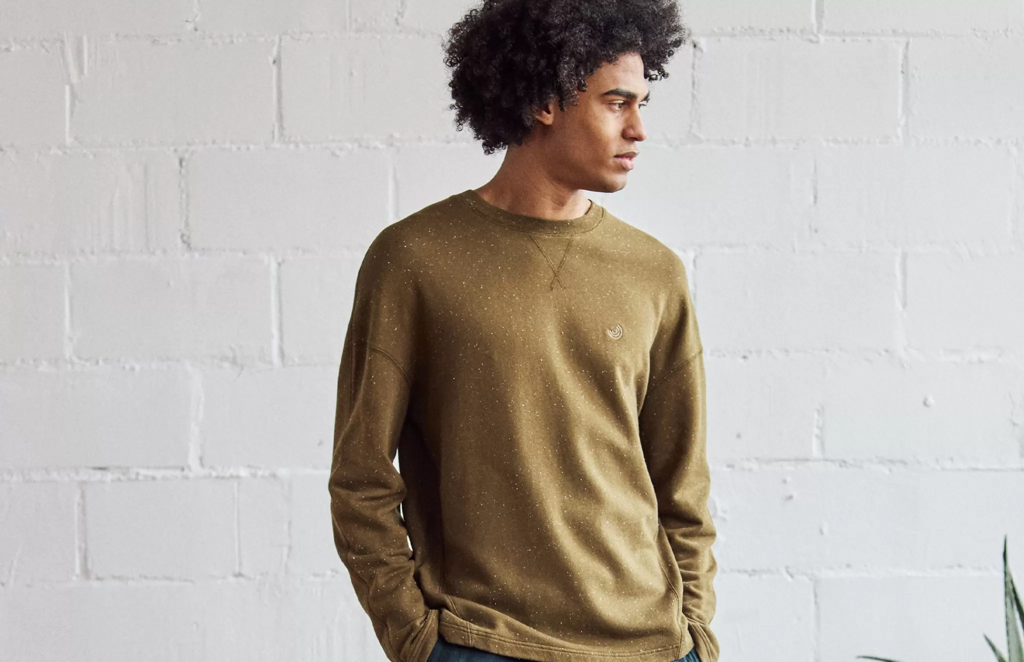TWOTHIRDS Sweatshirts-Ziegler Olive Foncee